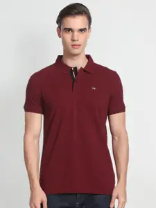 Arrow Sport Polo Collar Short Sleeve Pure Cotton T-shirt