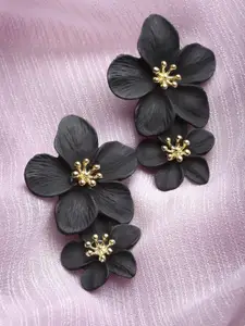 Bohey by KARATCART Floral Design Drop Earrings