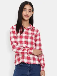V-Mart Checked Classic Fit Casual Shirt