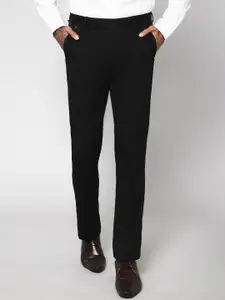 Cantabil Men Mid-Rise Easy Wash Formal Trousers