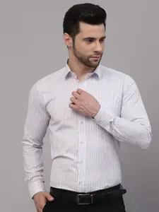 Style Quotient Smart Vertical Stripes Striped Formal Shirt