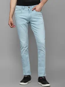 Louis Philippe Jeans Men Clean Look Slim Fit Mid-Rise Jeans