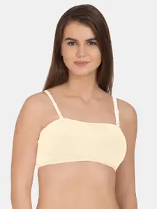 Tweens Pack Of 2 Cotton Removable Padding Medium Coverage All Day Comfort Bandeau Bra