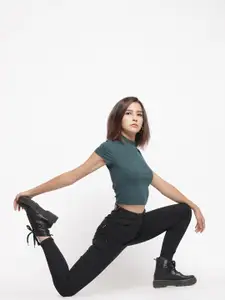 Belliskey Women Super Skinny Fit High-Rise Stretchable Jeans