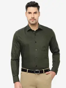 Greenfibre Striped Slim Fit Cotton Formal Shirt