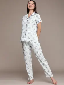 beebelle Floral Printed Night Suit