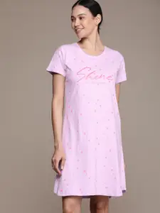 beebelle Conversational Printed Pure Cotton Nightdress