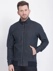 t-base Mock Collar Front-Open Sweatshirt