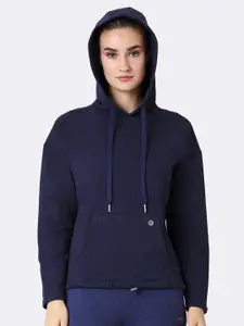 Van Heusen Athleisure Long Sleeves Reflective Trim Hooded Sweatshirt