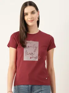 Monte Carlo Typography Embellished T-shirt