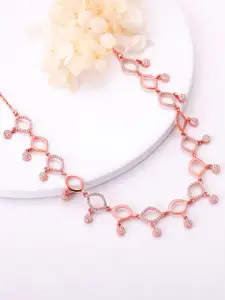 GIVA Rose Gold-Plated Sterling Silver Rose Gold-Plated Necklace