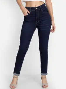AngelFab Women Jean Skinny Fit High-Rise Cotton Jeans