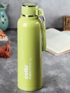 Cello Puro Green Steel-X Benz 900 Stainless Steel Water Bottle-730ml