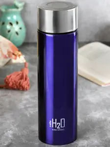 Cello H2O Purple Single Walled Stainless Steel Flask-1000ml