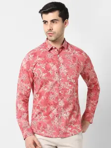 VASTRADO Floral Printed Cotton Casual Shirt