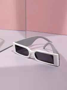 HAUTE SAUCE by  Campus Sutra Women Rectangle Sunglasses with Polarised Lens SS23_HSSG1287