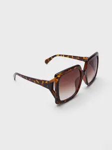 20Dresses Women Square Animal Printed Acrylic Sunglasses With Regular Lens SG010752