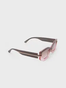 20Dresses Women Rectangle Acrylic Sunglasses With Regular Lens SG010767