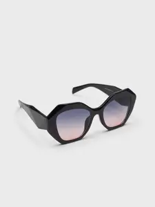 20Dresses Women Butterfly Acrylic Sunglasses With Regular Lens SG010808