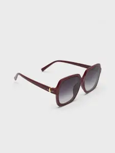 20Dresses Women Square Acrylic Sunglasses With Regular Lens SG010791