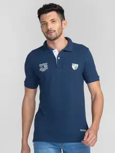 GIORDANO Polo Collar Cotton Slim Fit T-shirt
