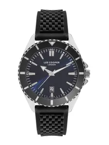 Lee Cooper Men Brass Embellished Textured Straps Analogue Watch LC07361 391