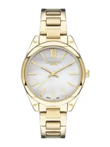 Lee Cooper Women Brass Stainless Steel Bracelet Style Straps Analogue Watch LC07450.120