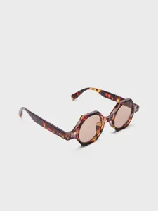 20Dresses Women Hexagon Acrylic Sunglasses With Regular Lens SG010759