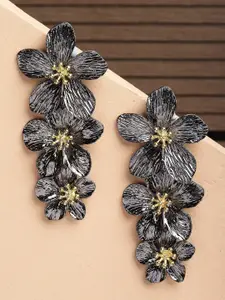 Bohey by KARATCART Floral Drop Earrings