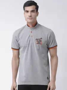 Club York Mandarin Collar Cotton T-shirt