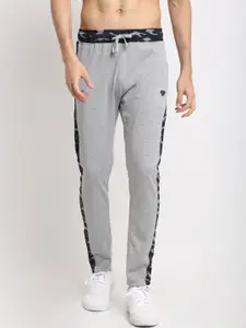 Club York Men Regular Fit Side Printed Detail Cotton Track Pants