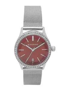 GIORDANO Women Red Analogue Watch 2847-22