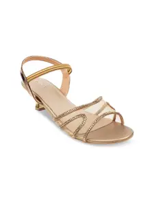 Mochi Embellished Backstrap Kitten Heels