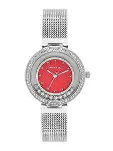 GIORDANO Women Red Analogue Watch 2838-11