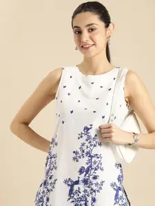Anouk Floral Printed Pure Cotton Kurta