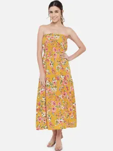 ALL WAYS YOU Floral Print Crepe Maxi Dress