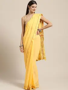 Geroo Jaipur Floral Embellished Stone Work Saree