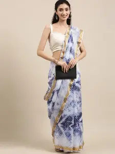 Geroo Jaipur Tie & Dye Zari Art Silk Kota Saree