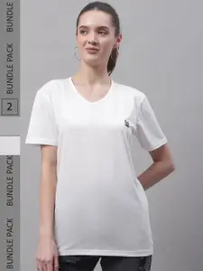 MACK JONNEY Pack Of 2 Cotton T-shirts