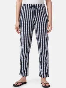 Dreamz by Pantaloons Women Striped Cotton Lounge Pants