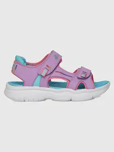 Skechers Girls FLEX SPLASH-VIBRANT MOOD Sports Sandals