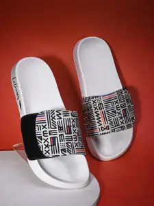 EXTRIMOS Men Printed Adjustable Strap Lightweight Synthetic Sliders