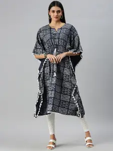 SHOWOFF Floral Printed Cotton Kurta