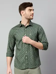 Cantabil Floral Printed Cotton Casual Shirt