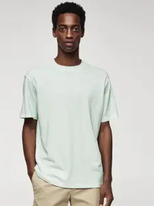 MANGO MAN Relaxed Fit Pure Cotton T-shirt