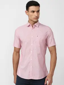 Van Heusen Sport Slim Fit Opaque Printed Casual Shirt