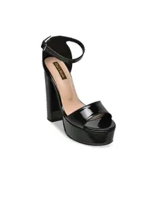 Flat n Heels Ankle Looped Platform Heels