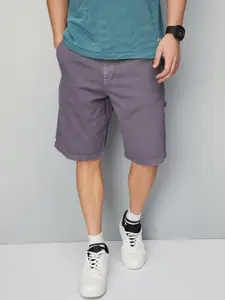 max Men Regular Fit Mid-Rise Shorts