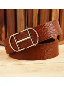 Kastner Men Textured Synthetic Leather Formal Belt