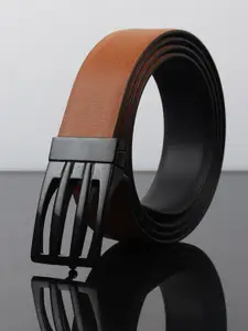 Kastner Men Textured Synthetic Leather Formal Belt